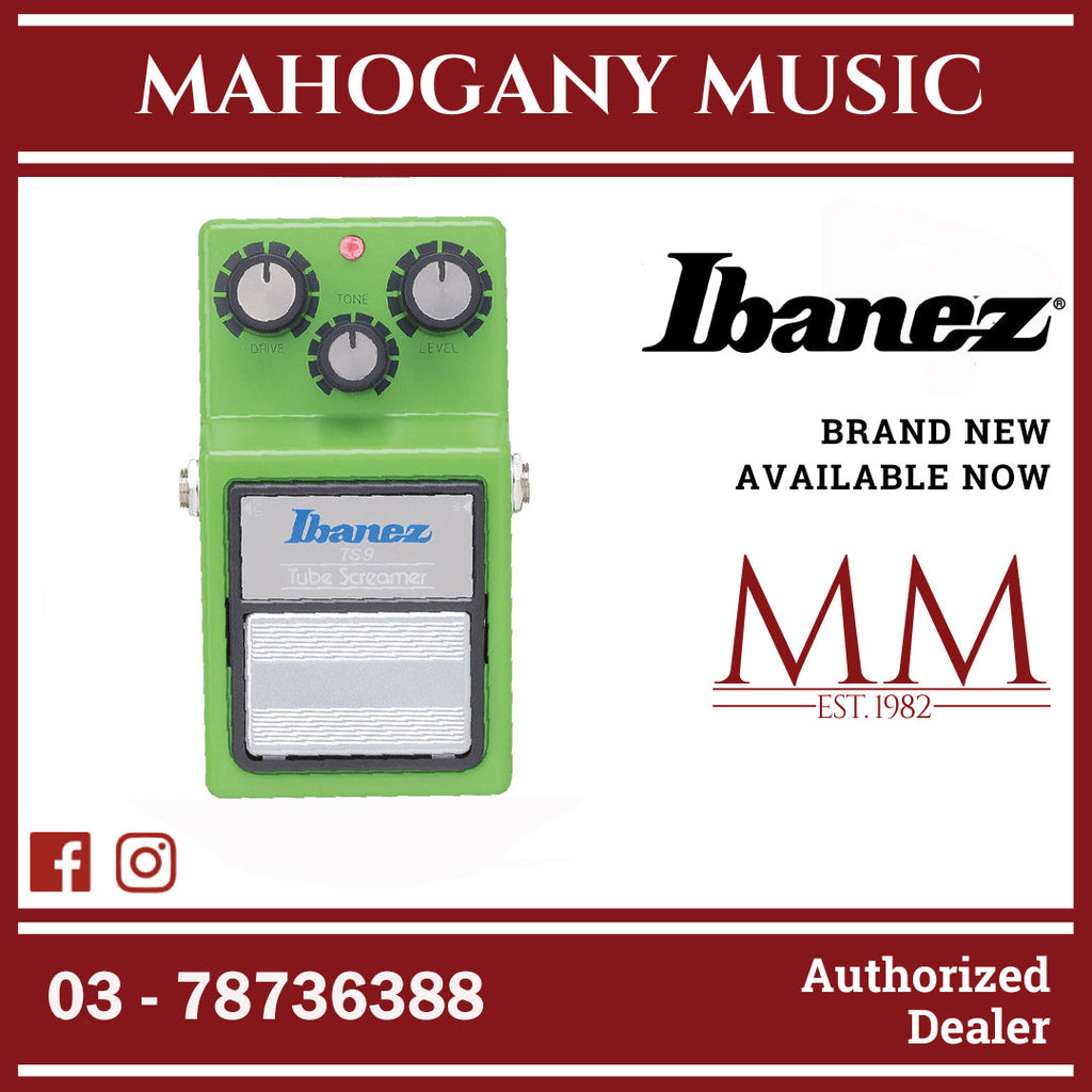 Ibanez TS9 Tube Screamer Pedal – Mahogany Music
