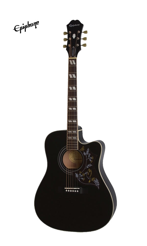 acoustic ebony hummingbird electric guitar pro Epiphone Bang my drunk wife