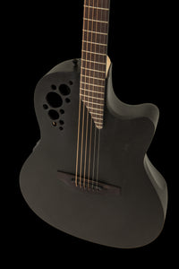 Ovation 2078TX-5-G E-Acoustic Guitar Elite TX Deep Contour Cutaway Black Textured