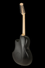 Ovation 2058TX-5-G E-Acoustic Guitar Elite TX Deep Contour Cutaway 12-string Black Textured