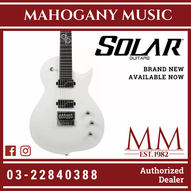 Solar GC1.6Vinter Pearl White Matte Electric Guitar