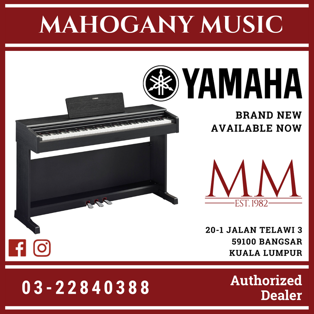 Piano Digital Yamaha YDP-145 Rosewood + PA150 – Music Hall