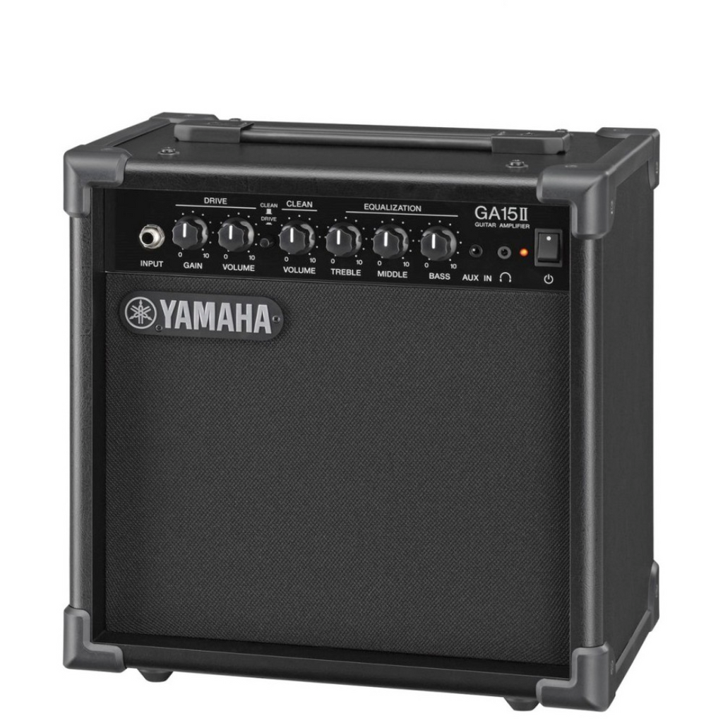 Yamaha GA15II 15Watt Electric Guitar Practice Amp Mahogany Music