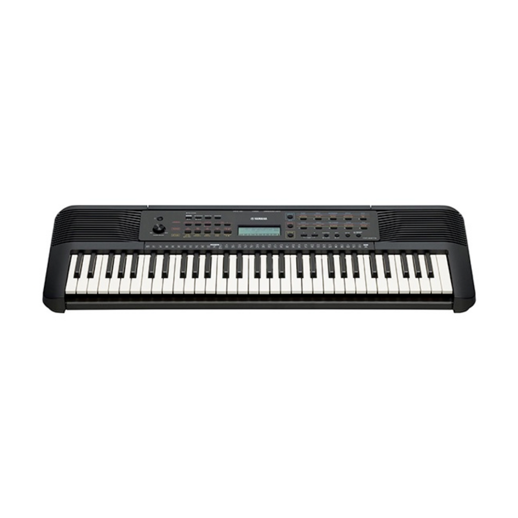 Yamaha Keyboards PSRE273 61Keys Portable Beginner Keyboard Package Mahogany Music