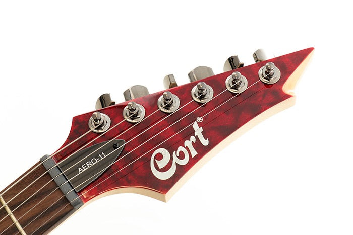 Cort Aero 11 Black Cherry Electric Guitar – Mahogany Music