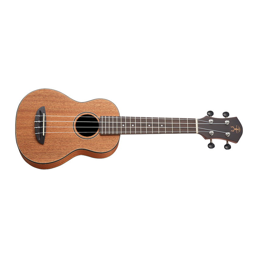 Anuenue Makani 1E Soprano Natural Finish Ukulele – Mahogany
