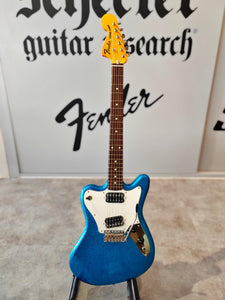 The Allure of Rock 'n' Roll: Fender Japan Ltd Ed Super Sonic Electric Guitar in Blue Sparkle