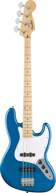 [PREORDER] Fender Standard Jazz Bass Guitar w/White Pickguard, Maple FB, Aqua Marine Metallic