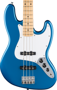 [PREORDER] Fender Standard Jazz Bass Guitar w/White Pickguard, Maple FB, Aqua Marine Metallic