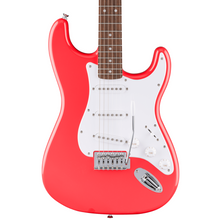 [PREORDER] Squier FSR Sonic Stratocaster Electric Guitar w/White Pickguard, Laurel FB, Fiesta Red