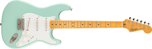 [PREORDER] Squier Classic Vibe 50s Stratocaster Hardtail Electric Guitar, Maple FB, Surf Green