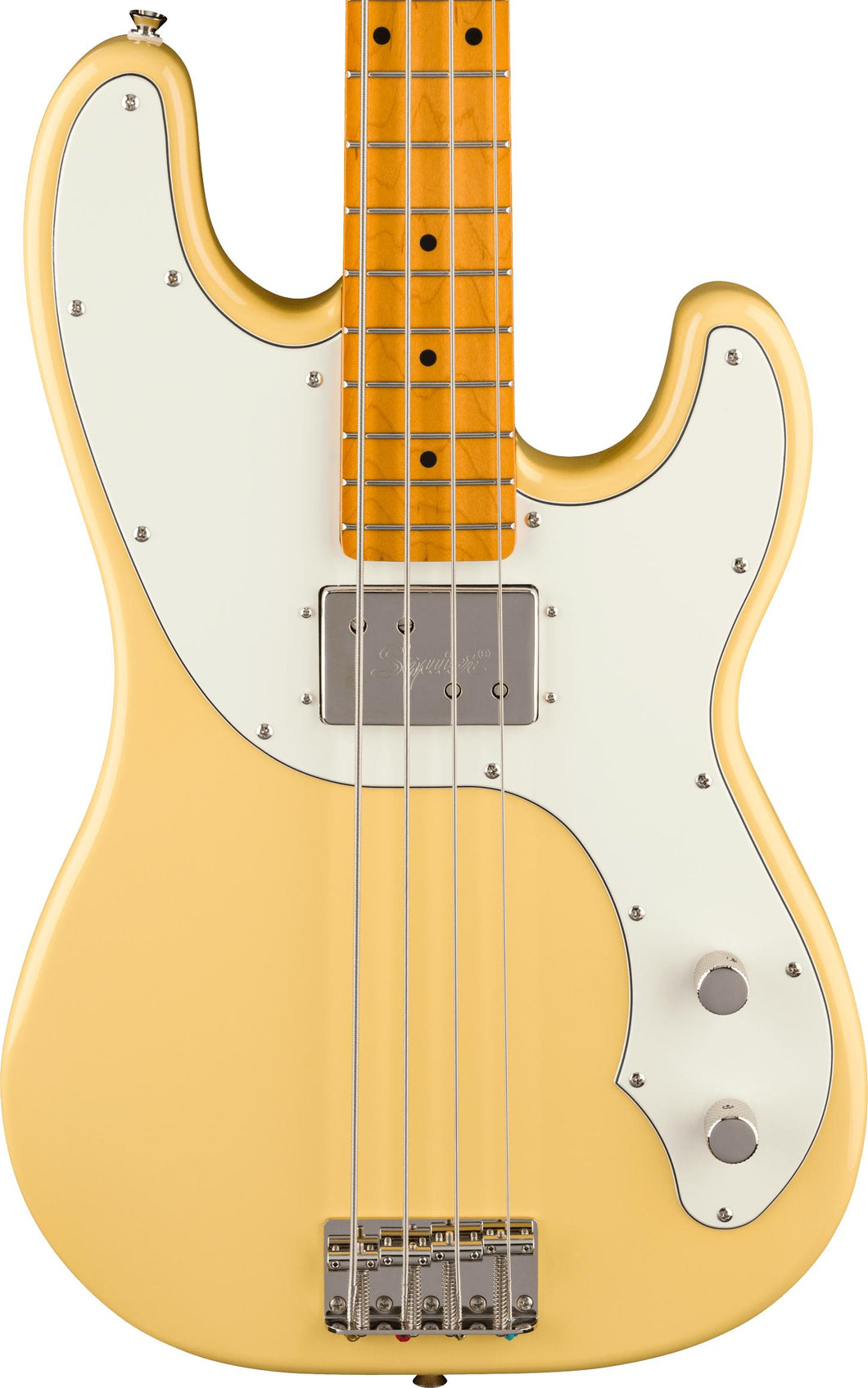 [PREORDER] Squier FSR Classic Vibe Telecaster Bass Guitar, Maple FB, Vintage White