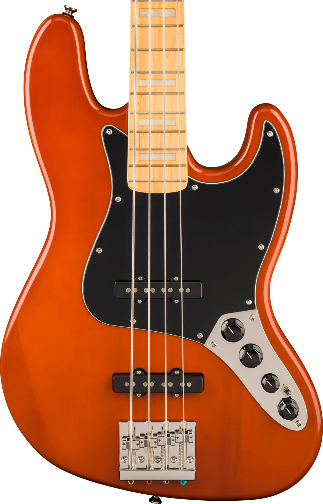 [PREORDER] Squier Classic Vibe Active 70s Jazz Bass Guitar, Maple FB, Mocha