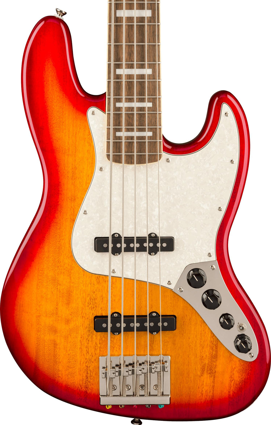[PREORDER] Squier Classic Vibe Active 70s Jazz Bass V Guitar, Laurel FB, Sienna Sunburst