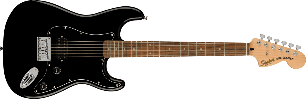 [PREORDER] Squier FSR Affinity Series Stratocaster H HT Electric Guitar, Laurel FB, Black