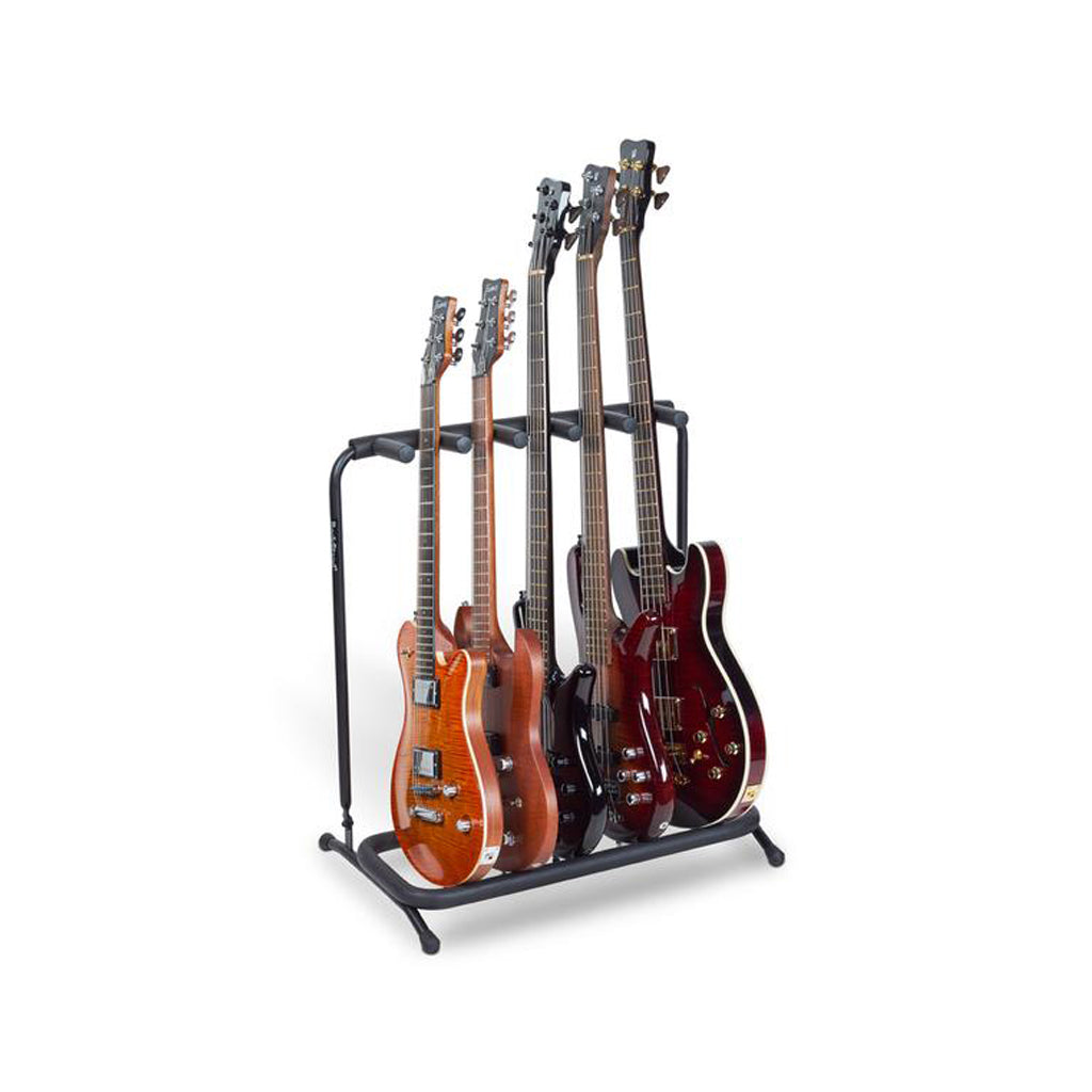 Warwick RockStand Multiple 5 Electric/Bass Guitar Rack Stand, Black ...