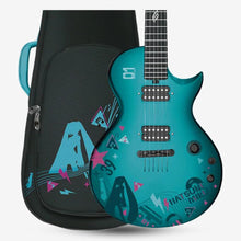 Enya Nova Go Sonic Hatsune Miku Edition Carbon Fiber composite Electric Guitar w/ Built In Speaker Blue