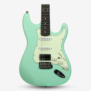 SQOE SEST700 Super Stratocaster HSS Electric Guitar with Alter Switch ( SEST / SEST-700 / ST 700 ) Green