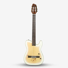 SQOE Spain SEGD600 Nylon Electric Guitar with Piezo Pickups ( SEGD / SEGD-600 / SEGD 600 ) White