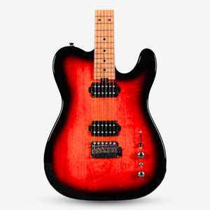 SQOE SETL450 HH Canadian Roasted Maple Fretboard Telecaster with Tremolo Electric Guitar ( SETL / SETL-450 / SETL 450 ) Sunburst