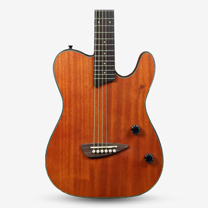 SQOE SETL800 Electroacoustic Silent Steel String Mahogany Guitar ( SETL 800 / SETL-800 ) Natural