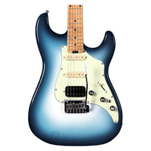 SQOE SEST800 HSS Roasted Maple Series Electric Guitar ( SEST / SEST-800 / ST 800 ) Silver Blue