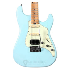 SQOE SEST800 HSS Roasted Maple Series Electric Guitar ( SEST / SEST-800 / ST 800 ) Sky Blue