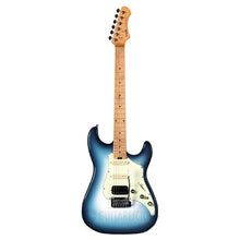 SQOE SEST800 HSS Roasted Maple Series Electric Guitar ( SEST / SEST-800 / ST 800 ) Silver Blue