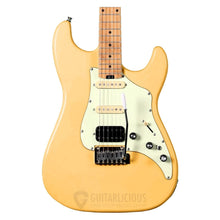 SQOE SEST800 HSS Roasted Maple Series Electric Guitar ( SEST / SEST-800 / ST 800 ) Yellow