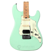 SQOE SEST800 HSS Roasted Maple Series Electric Guitar ( SEST / SEST-800 / ST 800 ) green