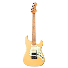 SQOE SEST800 HSS Roasted Maple Series Electric Guitar ( SEST / SEST-800 / ST 800 ) Yellow