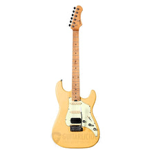 SQOE SEST800 HSS Roasted Maple Series Electric Guitar ( SEST / SEST-800 / ST 800 ) Yellow