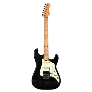 SQOE SEST800 HSS Roasted Maple Series Electric Guitar ( SEST / SEST-800 / ST 800 ) Black