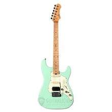 SQOE SEST800 HSS Roasted Maple Series Electric Guitar ( SEST / SEST-800 / ST 800 ) green