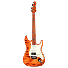 SQOE SEST980 HSS Roasted Maple Series Electric Guitar - Torched Natural ( SEST / SEST-980 / ST 980 )