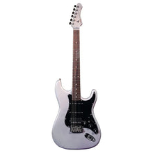 SQOE SEST750 HSS Roasted Maple Series Electric Guitar ( SEST / SEST-750 / SEST 750 ) Aurora Laser Blue Crystal