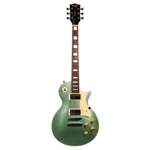 SQOE SELP110 Les Paul Body HH Electric Guitar Rosewood Fretboard (SELP-110/SELP110 / LP ) Surf Green