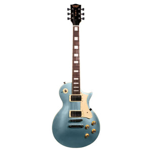 SQOE SELP110 Les Paul Body HH Electric Guitar Rosewood Fretboard (SELP-110/SELP110 / LP ) Frosted Blue