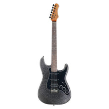 SQOE SEST880 HSS Roasted Maple Smart Electric Guitar ( SEST / SEST-800 / ST 800 ) Ice Silver