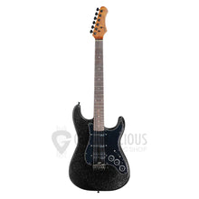SQOE SEST880 HSS Roasted Maple Smart Electric Guitar ( SEST / SEST-800 / ST 800 ) Obsidian Black