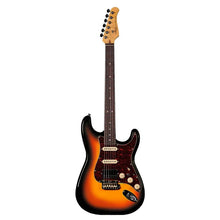 SQOE SEST1000 Premium Custom Series HSS Electric Guitar with Hardcase ( SEST / SEST-1000 / ST 1000 ) Sunburst