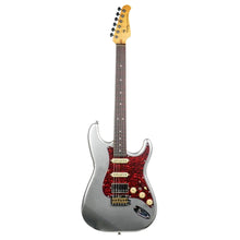 SQOE SEST1000 Premium Custom Series HSS Electric Guitar with Hardcase ( SEST / SEST-1000 / ST 1000 ) Sparkling Silver