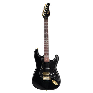 SQOE SEST1009-BK Boutique Custom Series Electric Guitar included Hardcase ( SEST / SEST-1009-BK / ST 1009 )