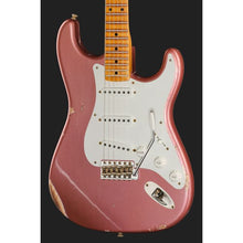 [PREORDER] Fender Custom Shop 1958 C/R Stratocaster Relic Electric Guitar, Aged Burgundy Mist Metallic