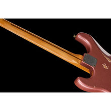 [PREORDER] Fender Custom Shop 1958 C/R Stratocaster Relic Electric Guitar, Aged Burgundy Mist Metallic