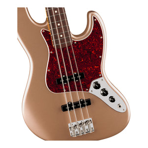 [PREORDER] Fender American Professional Classic Jazz Bass Electric Guitar, RW FB, Faded Firemist Gold