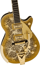 [PREORDER] Gretsch G6134TG Limited Edition Paisley Penguin Guitar w/String-Thru Bigsby, Ebony FB, Gold Paisley