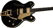 [PREORDER] Gretsch Broadkaster LX Center Block Guitar w/String-Thru Bigsby & Gold Hardware, Ebony FB, Black