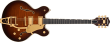 [PREORDER] Gretsch Broadkaster LX Figured Center Block w/String-Thru Bigsby & Gold Hardware, Havana Burst