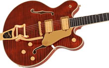 [PREORDER] Gretsch Broadkaster LX Figured Center Block w/String-Thru Bigsby & Gold Hardware, Bourbon Stain